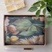 Papier Mousseline Aquarelle Lion Cub Floral (Cadeau)