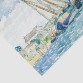 Papier Mousseline Aquarelle marine Art fin  (Détail)