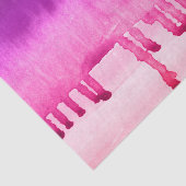 Papier Mousseline Aquarelle mignonne et rose-fille violet Ombre (Détail)
