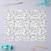 Papier Mousseline Aquarelle moderne Dalmatien Motif de points (Artisanat)