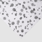 Papier Mousseline Aquarelle moderne Dalmatien Motif de points (Détail)