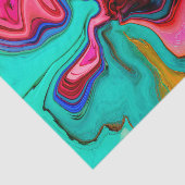 Papier Mousseline Aquarelle moderne en marbre vive Personnalisez (Détail)