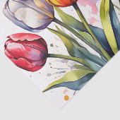 Papier Mousseline Aquarelle moderne Tulip Bold (Détail)