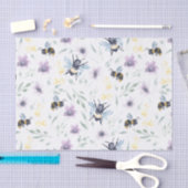 Papier Mousseline Aquarelle Motif d'abeille (Artisanat)