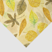 Papier Mousseline Aquarelle motif d'automne 2 (Détail)