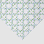 Papier Mousseline Aquarelle Noël Blue Bow Garland (Détail)