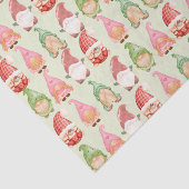 Papier Mousseline Aquarelle Noël Gnome (Détail)