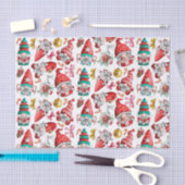 Papier Mousseline Aquarelle Noël Gnomes, Ornements (Artisanat)