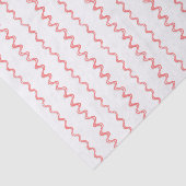 Papier Mousseline Aquarelle Noël Ruban rouge rayures (Détail)