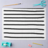 Papier Mousseline Aquarelle noir et blanc Lignes tracées à la main (Artisanat)