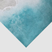 Papier Mousseline Aquarelle Ocean Beach Découpage (Détail)