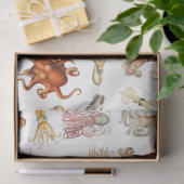 Papier Mousseline Aquarelle Octopus Cephalopod Océan Animaux (Cadeau)