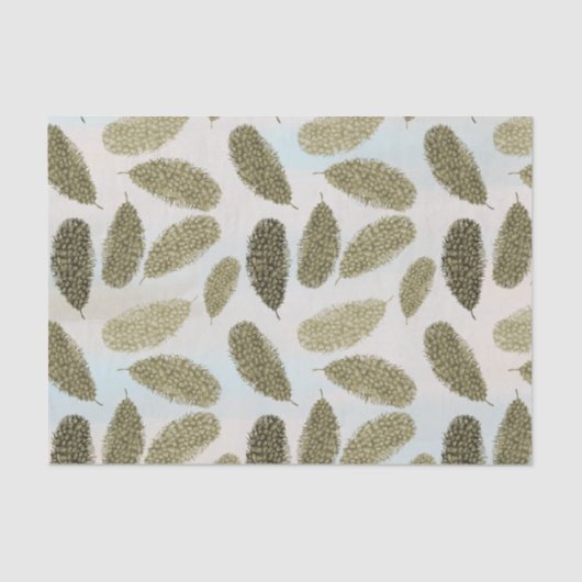 Papier Mousseline Aquarelle Or (Recto)