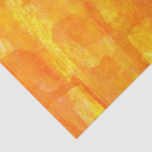 Papier Mousseline Aquarelle orange - Impression tout-dessus (Détail)