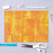Papier Mousseline Aquarelle orange - Impression tout-dessus (Artisanat)