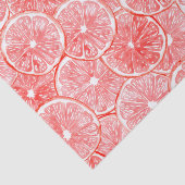 Papier Mousseline Aquarelle pamplemousse motif (Détail)