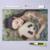 Papier Mousseline Aquarelle Panda Bear (Artisanat)