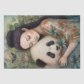 Papier Mousseline Aquarelle Panda Bear (Recto)