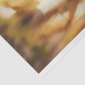 Papier Mousseline Aquarelle Papillon pourpre Coucher de soleil (Détail)