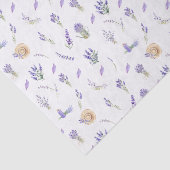 Papier Mousseline Aquarelle Pastel Lavender Fleurs (Détail)