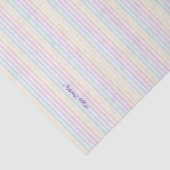 Papier Mousseline Aquarelle Pastel Rainbow Stripe (Détail)
