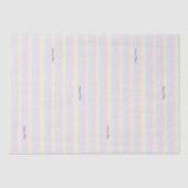 Papier Mousseline Aquarelle Pastel Rainbow Stripe (Recto)