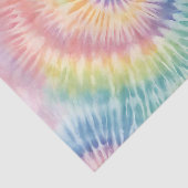 Papier Mousseline Aquarelle Pastel Rainbow Tie Dye (Détail)
