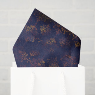 Papier Mousseline Aquarelle Patina Patina Damask Patte