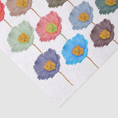 Papier Mousseline Aquarelle peinte à la main, artisanat de découpage (Détail)