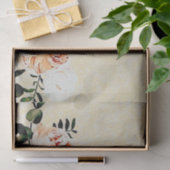 Papier Mousseline Aquarelle Peony Flowers Et Bouquet Eucalyptus (Cadeau)