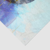 Papier Mousseline Aquarelle Perroquet Découpage mur (Détail)