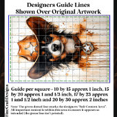 Papier Mousseline Aquarelle Petit Chien Sheriff Sheriff Chien DP3 Dé