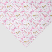 Papier Mousseline Aquarelle Pink Nutcracker et Bows (Détail)