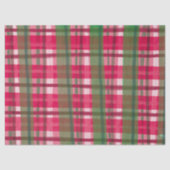 Papier Mousseline Aquarelle Plaid Main-Drake Moderne Rustique Preppy (Recto)