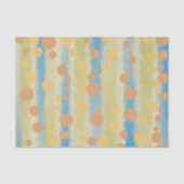 Papier Mousseline Aquarelle Pois verticaux triés (Recto)