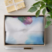 Papier Mousseline Aquarelle Prickly Pear Cactus Fleurs Découpage (Cadeau)