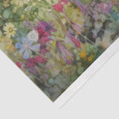 Papier Mousseline Aquarelle psychédélique Vache 2 papier découpage (Détail)