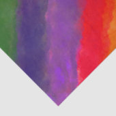 Papier Mousseline Aquarelle Rainbow personnalisée (Détail)