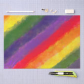Papier Mousseline Aquarelle Rainbow personnalisée (Artisanat)