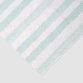 Papier Mousseline Aquarelle rayures vert clair papier Tissu blanc (Détail)