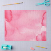 Papier Mousseline Aquarelle rose (Artisanat)