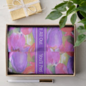 Papier Mousseline Aquarelle rose (Cadeau)