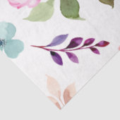 Papier Mousseline Aquarelle rose (Détail)