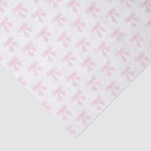 Papier Mousseline Aquarelle rose Bow (Détail)