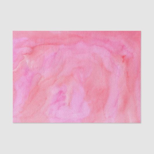 Papier Mousseline Aquarelle rose chaud (Recto)
