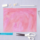 Papier Mousseline Aquarelle rose chaud (Artisanat)