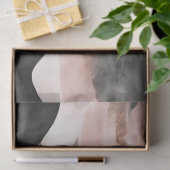 Papier Mousseline Aquarelle rose gris abstrait élégant et beau (Cadeau)