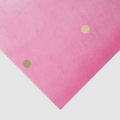 Papier Mousseline Aquarelle rose or Confetti Ombre (Détail)