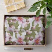 Papier Mousseline Aquarelle rose vintage (Cadeau)