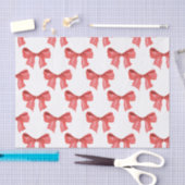 Papier Mousseline Aquarelle rouge Bow (Artisanat)